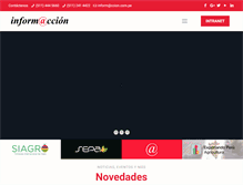 Tablet Screenshot of informaccion.com